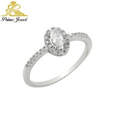 Gümüş Zirkon Taşlı Yüzük